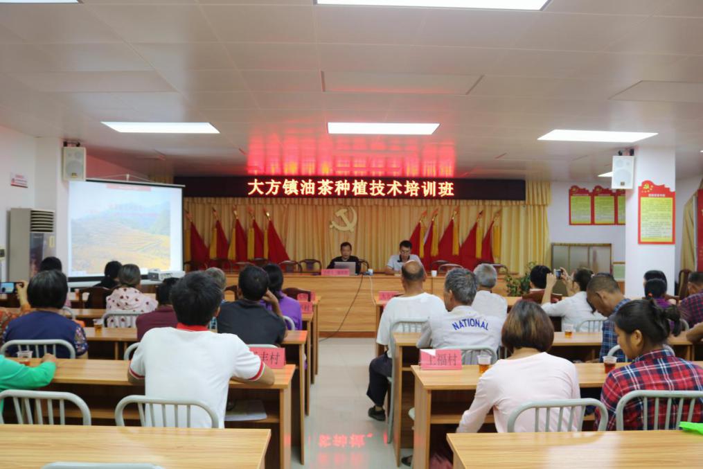 鎮(zhèn)驛站邀請林業(yè)專家梁廷勝到大方開展油茶種植技術(shù)培訓(xùn).jpg